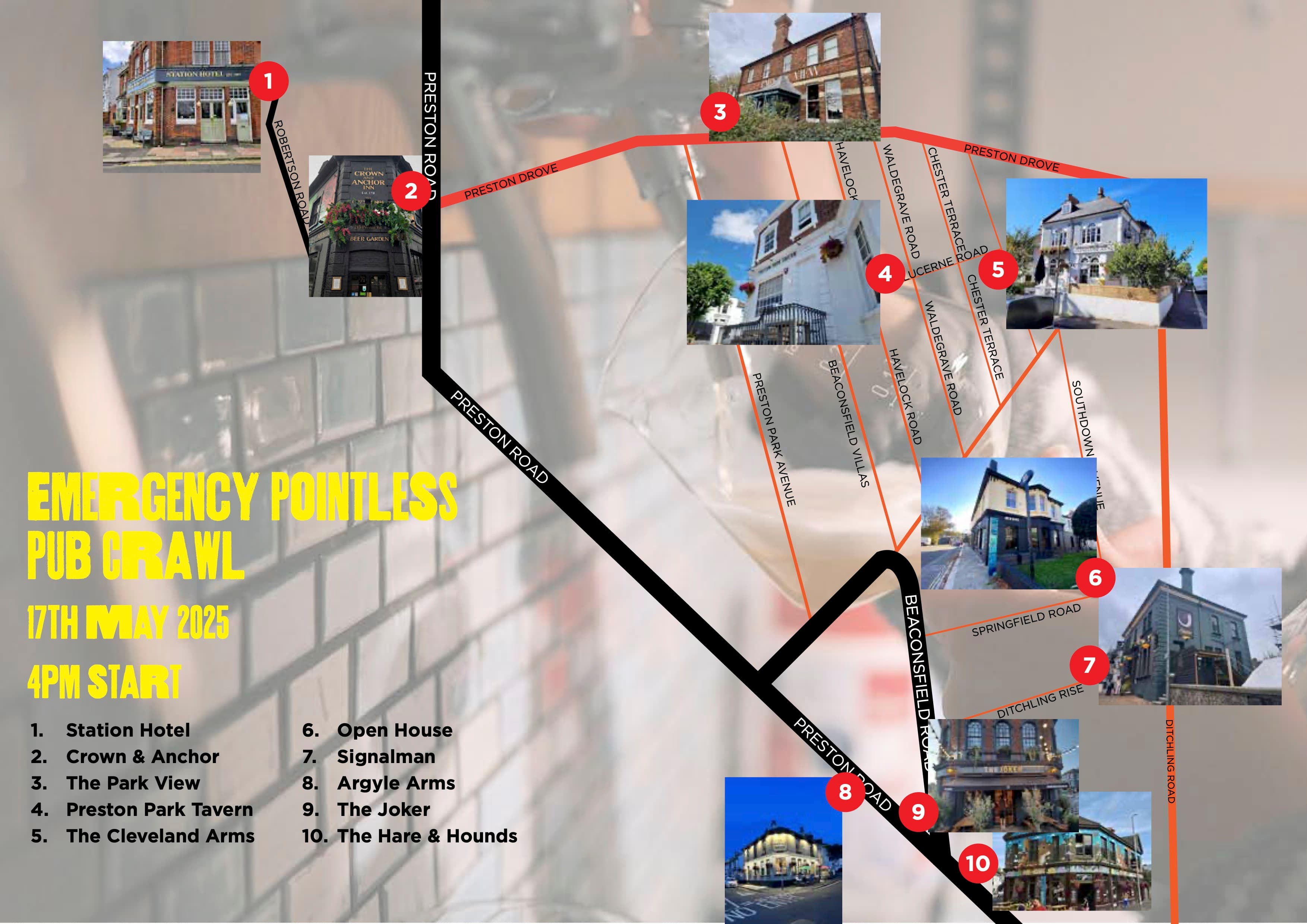 Emergency Pointless Pub Crawl